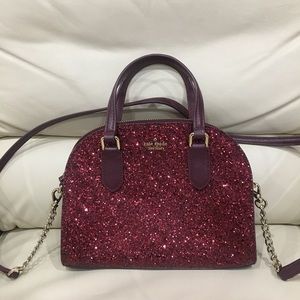 kate spade | Bags | Kate Spade Red Glitter Sparkle Purse Bag | Poshmark